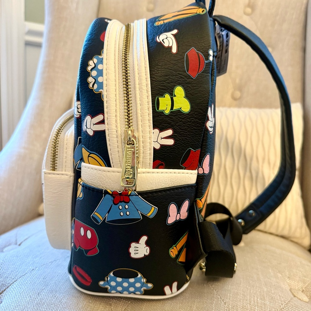 Disney Loungefly "Sensational Six" Outfits Mini Backpack - Picture 6 of 11
